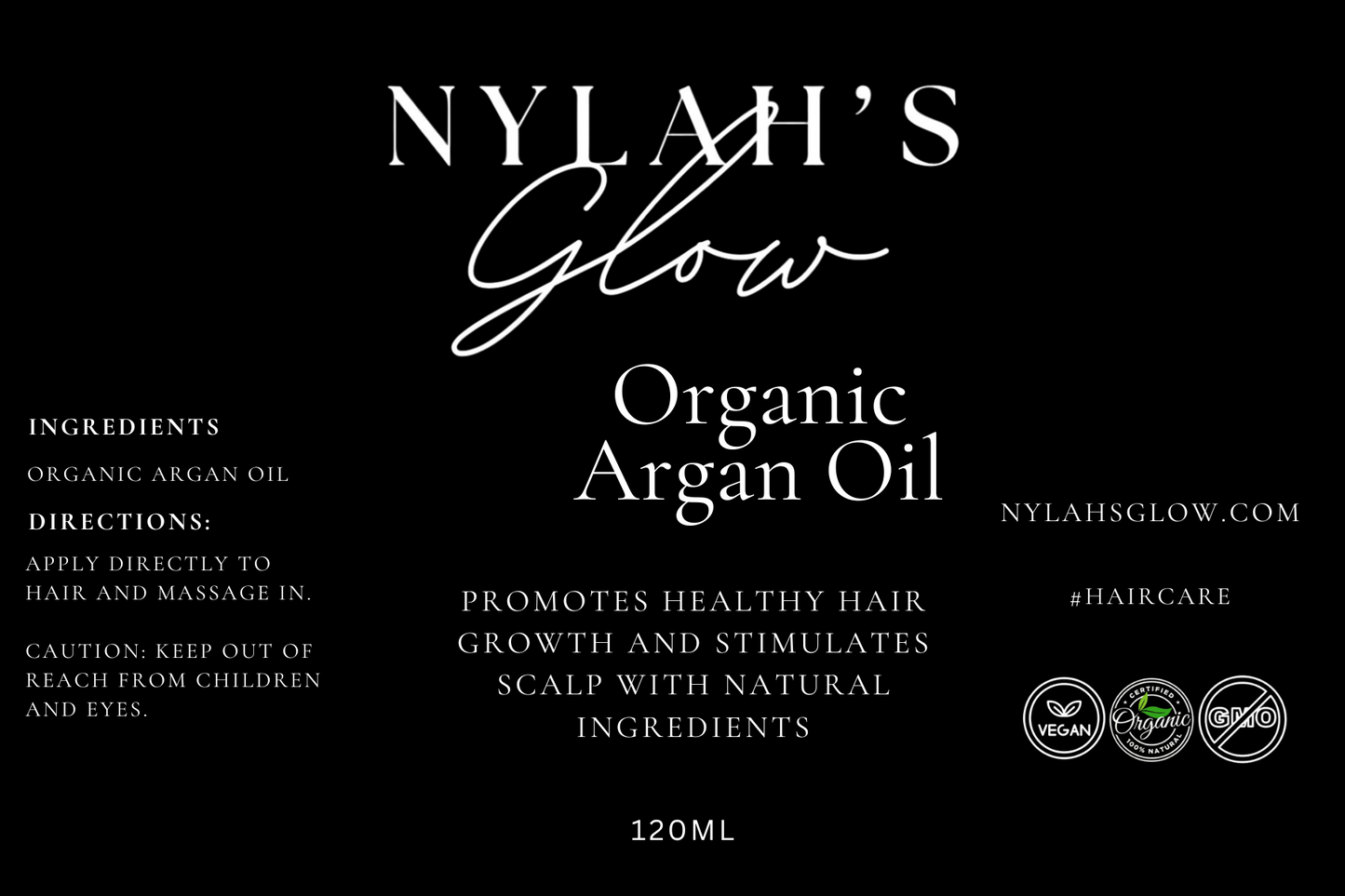 Organic Argan Oil (120)
